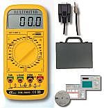 MULTIMETER + hard carrying case + software + RS-232 cable