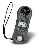 4 in 1, Anemometer with air flow (CMM, CFM) + Humidity meter + Light meter + Thermometer